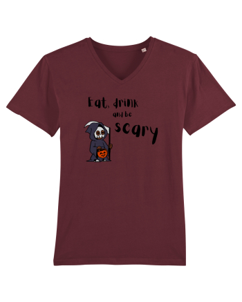 Eat, drink and be scary (negru)  Burgundy