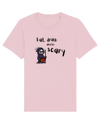 Eat, drink and be scary (negru)  Cotton Pink