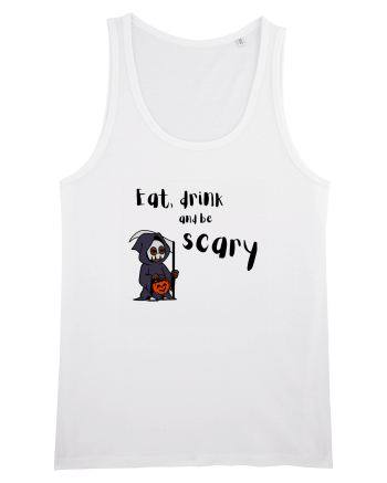 Eat, drink and be scary (negru)  White