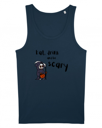 Eat, drink and be scary (negru)  Navy