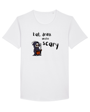 Eat, drink and be scary (negru)  White