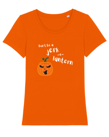 Don't be a jerk o lantern Bright Orange