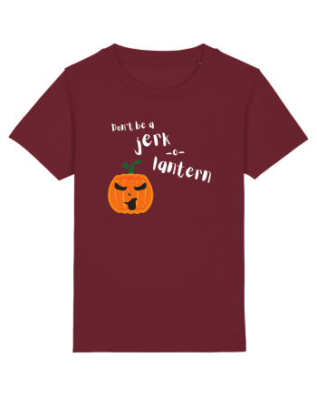 Don't be a jerk o lantern Burgundy