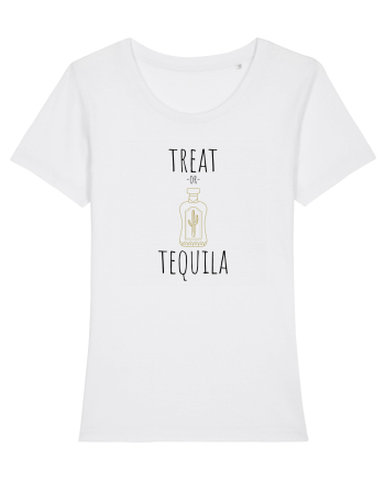 Treat or tequila White