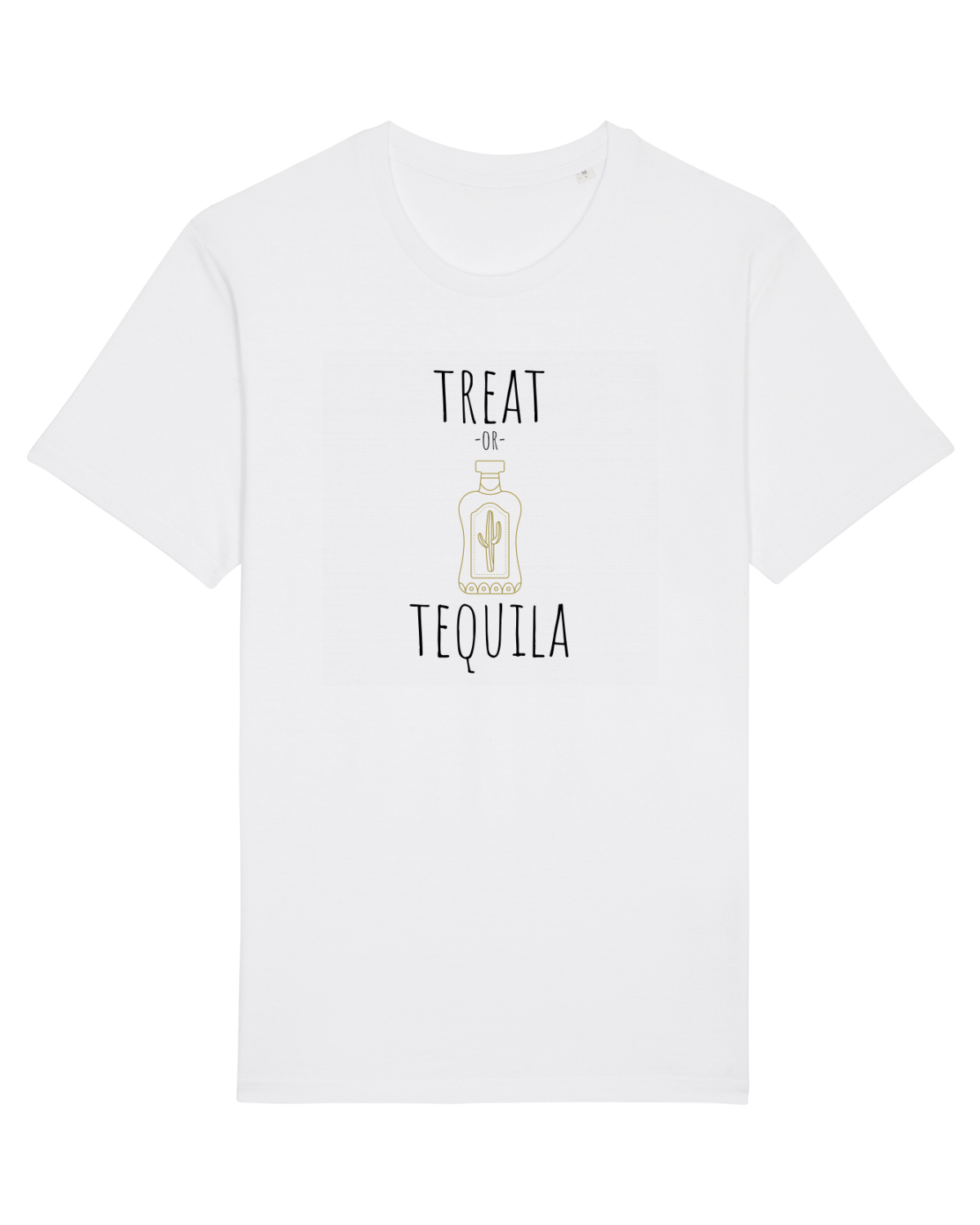 Tricou mânecă scurtă Unisex Rocker White