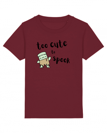 Too cute to spook (negru)  Burgundy