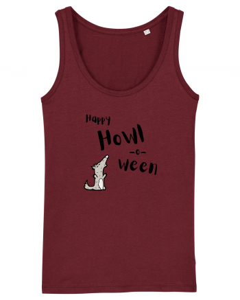 Happy Howl-o-ween  Burgundy