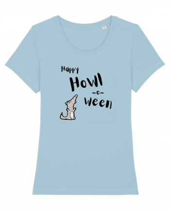 Happy Howl-o-ween  Sky Blue