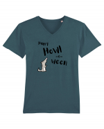 Happy Howl-o-ween  Tricou mânecă scurtă guler V Bărbat Presenter