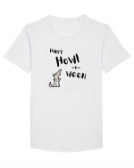 Happy Howl-o-ween  Tricou mânecă scurtă guler larg Bărbat Skater