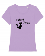 Hallow-queen  Tricou mânecă scurtă guler larg fitted Damă Expresser