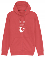 Hallow-queen alternativ (alb)  Hanorac cu fermoar Unisex Connector