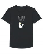 Hallow-queen alternativ (alb)  Tricou mânecă scurtă guler larg Bărbat Skater