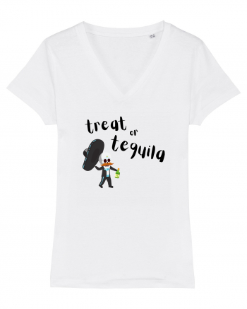 Treat or tequila Mexican  White