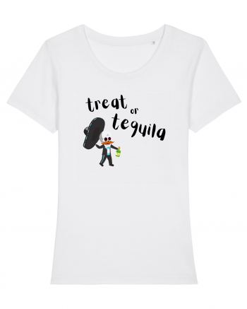 Treat or tequila Mexican  White