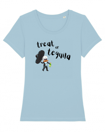 Treat or tequila Mexican  Sky Blue