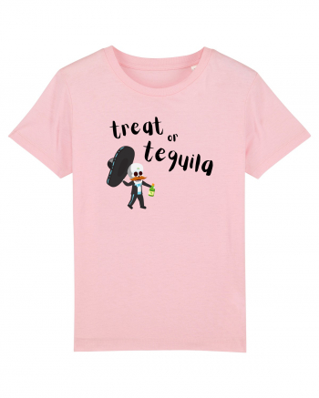 Treat or tequila Mexican  Cotton Pink