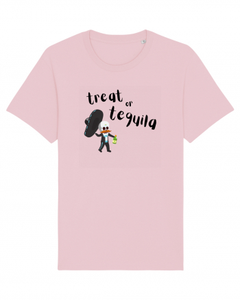 Treat or tequila Mexican  Cotton Pink