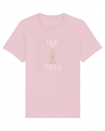 Treat or tequila (alb)  Cotton Pink