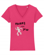 Mummy of the year Tricou mânecă scurtă guler V Damă Evoker