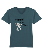 Mummy of the year Tricou mânecă scurtă guler V Bărbat Presenter