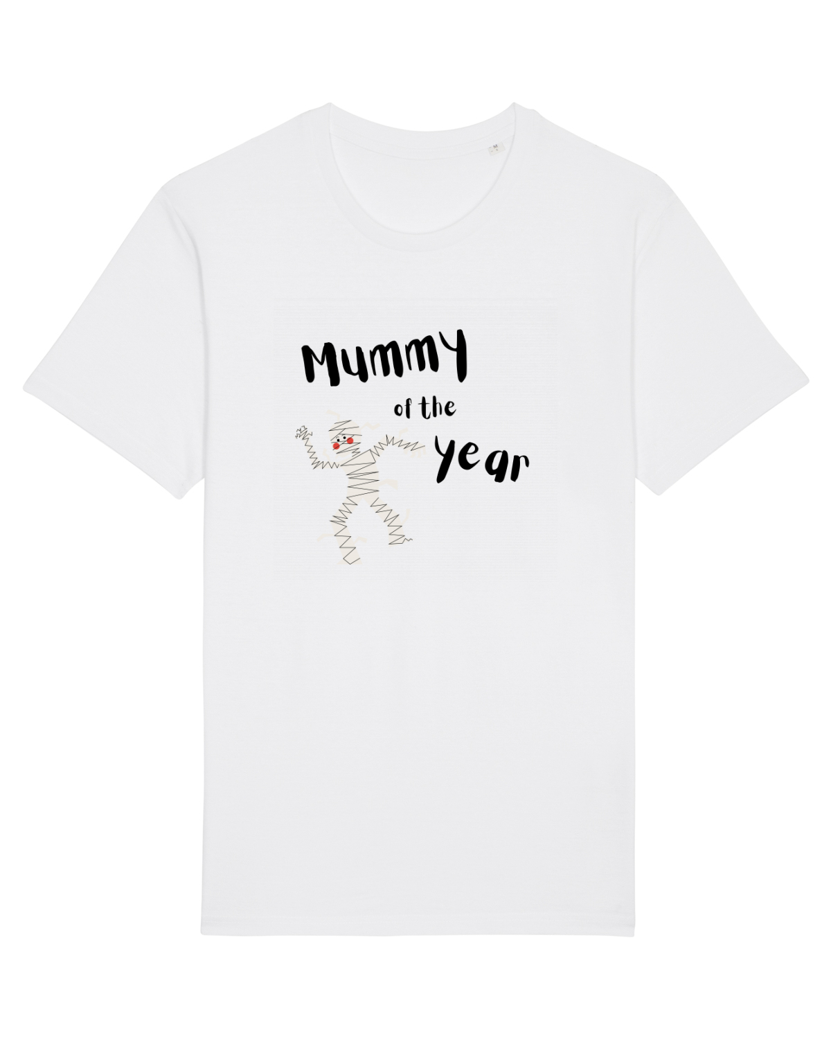 Tricou mânecă scurtă Unisex Rocker White