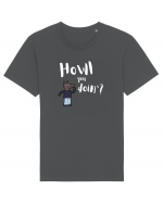 Howl you doin'?  Tricou mânecă scurtă Unisex Rocker