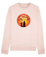 Happy Howl-o-ween variant  Bluză mânecă lungă Unisex Rise