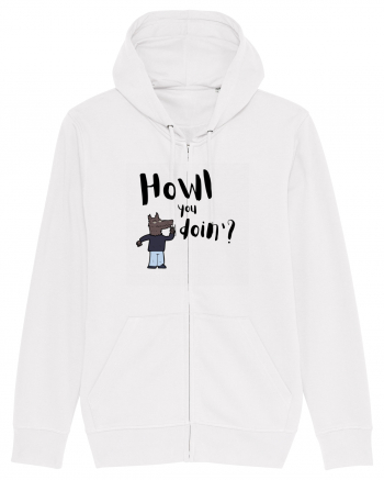 Howl you doin'? (negru)  White