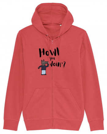 Howl you doin'? (negru)  Carmine Red