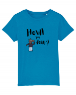 Howl you doin'? (negru)  Tricou mânecă scurtă  Copii Mini Creator