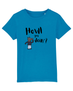 Howl you doin'? (negru)  Tricou mânecă scurtă  Copii Mini Creator