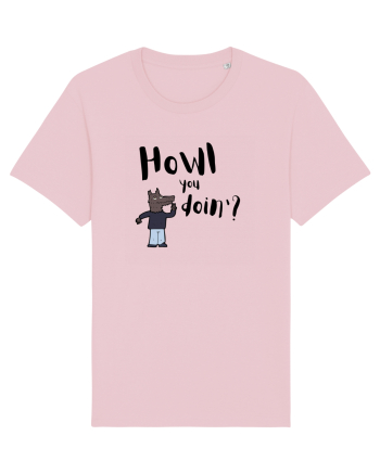 Howl you doin'? (negru)  Cotton Pink