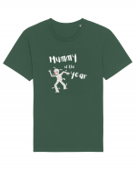 Mummy of the year (alb)  Tricou mânecă scurtă Unisex Rocker