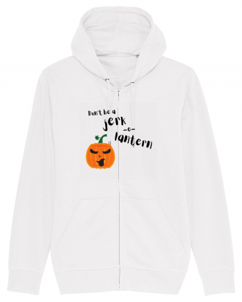 Don't be a jerk o lantern (negru)  White