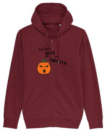 Don't be a jerk o lantern (negru)  Burgundy