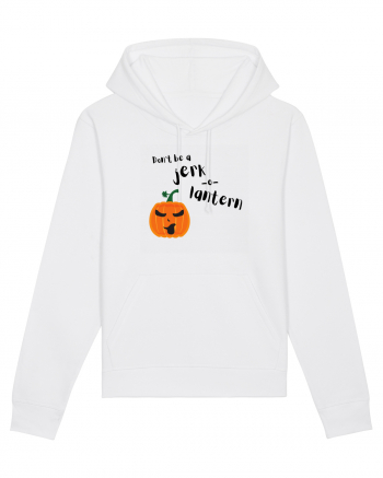 Don't be a jerk o lantern (negru)  White