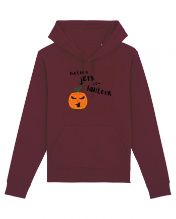 Don't be a jerk o lantern (negru)  Burgundy