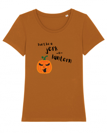 Don't be a jerk o lantern (negru)  Roasted Orange