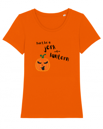 Don't be a jerk o lantern (negru)  Bright Orange