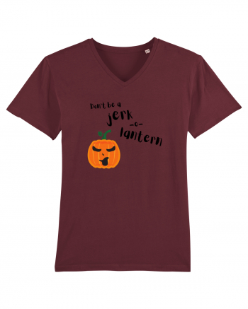 Don't be a jerk o lantern (negru)  Burgundy