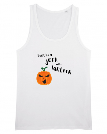 Don't be a jerk o lantern (negru)  White