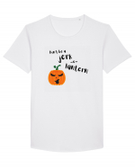 Don't be a jerk o lantern (negru)  Tricou mânecă scurtă guler larg Bărbat Skater