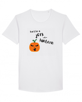 Don't be a jerk o lantern (negru)  White