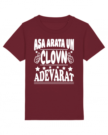 Asa arata un clovn adevarat Burgundy