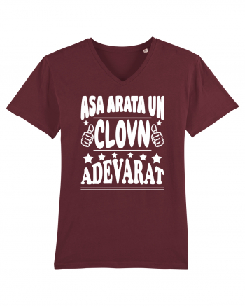 Asa arata un clovn adevarat Burgundy