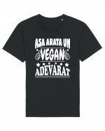 Asa arata un vegan adevarat Tricou mânecă scurtă Unisex Rocker