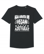 Asa arata un vegan adevarat Tricou mânecă scurtă guler larg Bărbat Skater