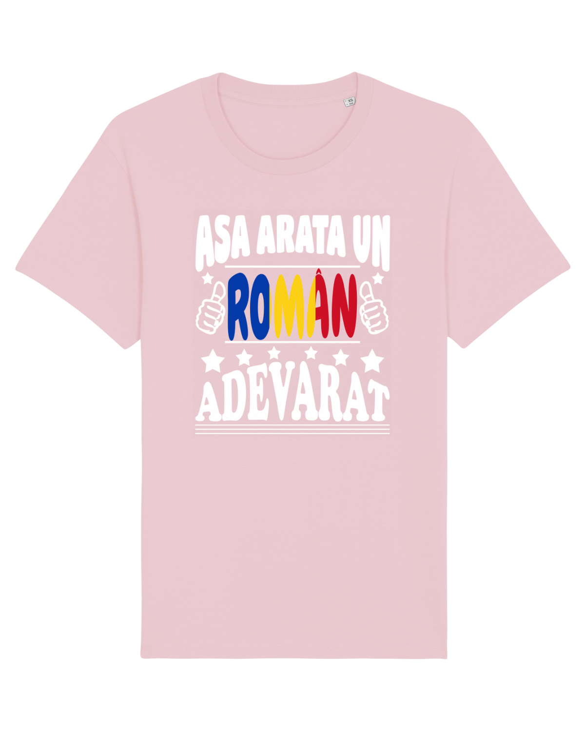 Tricou mânecă scurtă Unisex Rocker Cotton Pink