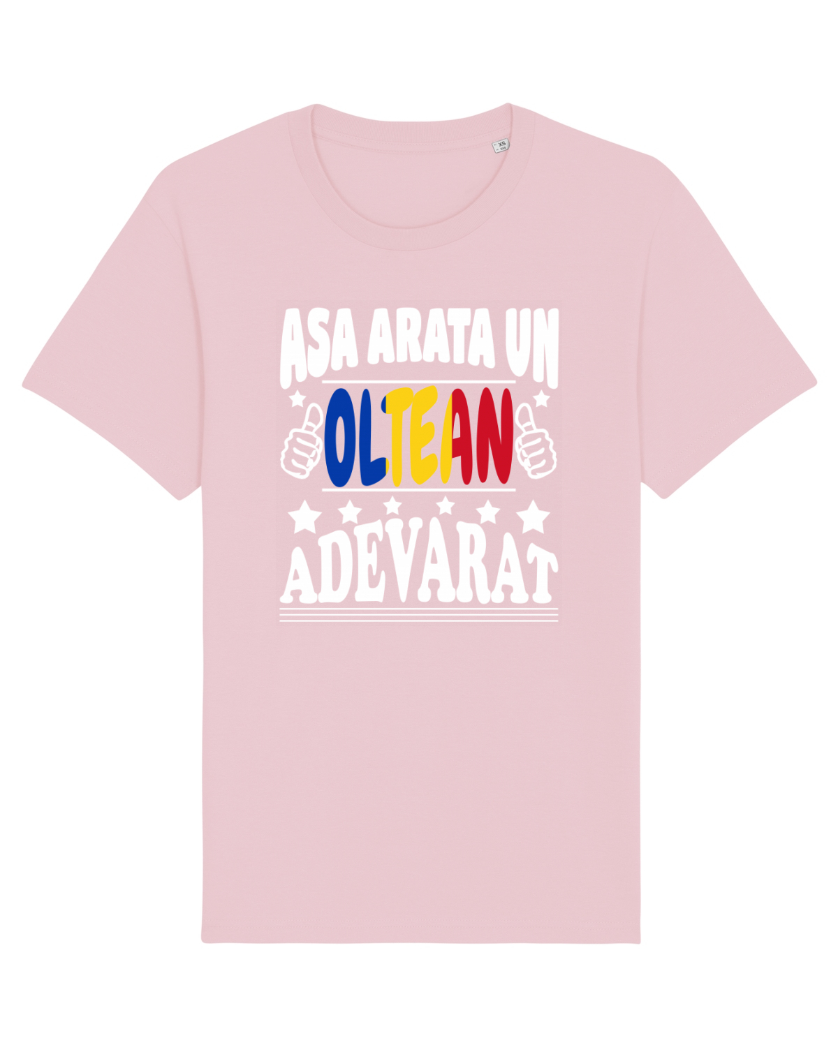 Tricou mânecă scurtă Unisex Rocker Cotton Pink